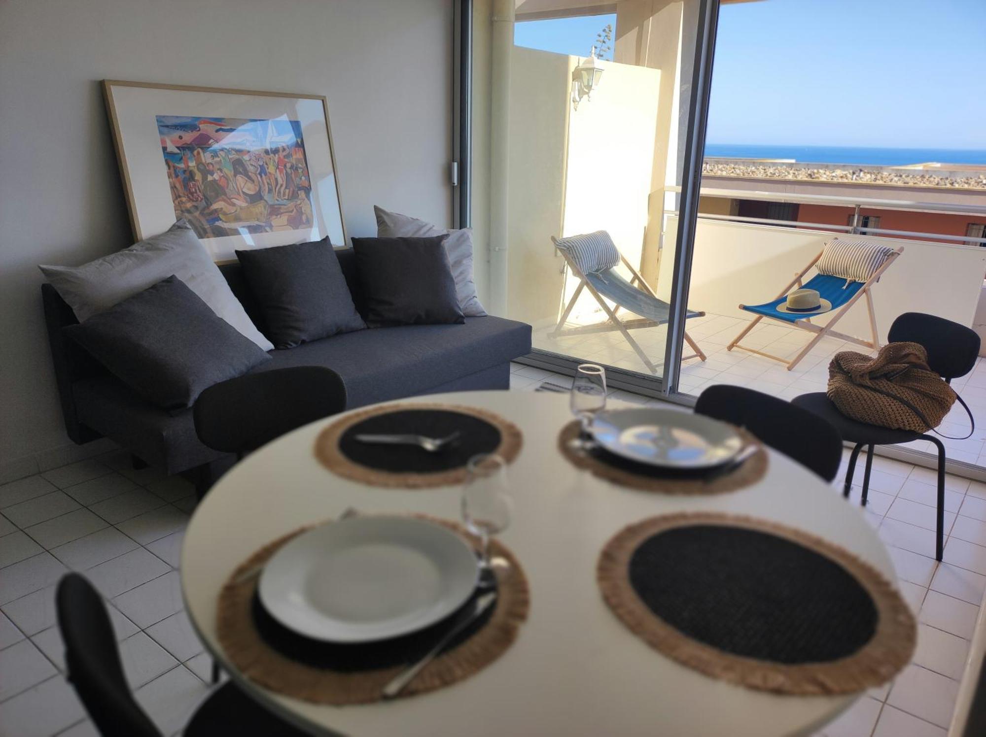 Appartement Vue Bleu Azur Sète Exterior foto